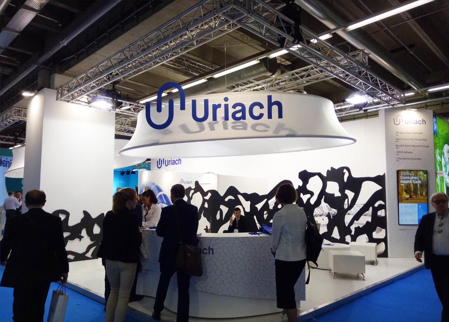 CPHI China Exhibition Stand Construction For Uriach