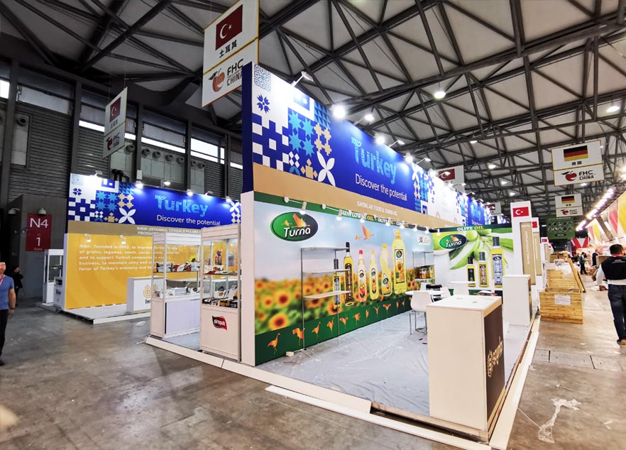 Interwine China stand contractor for Turkey