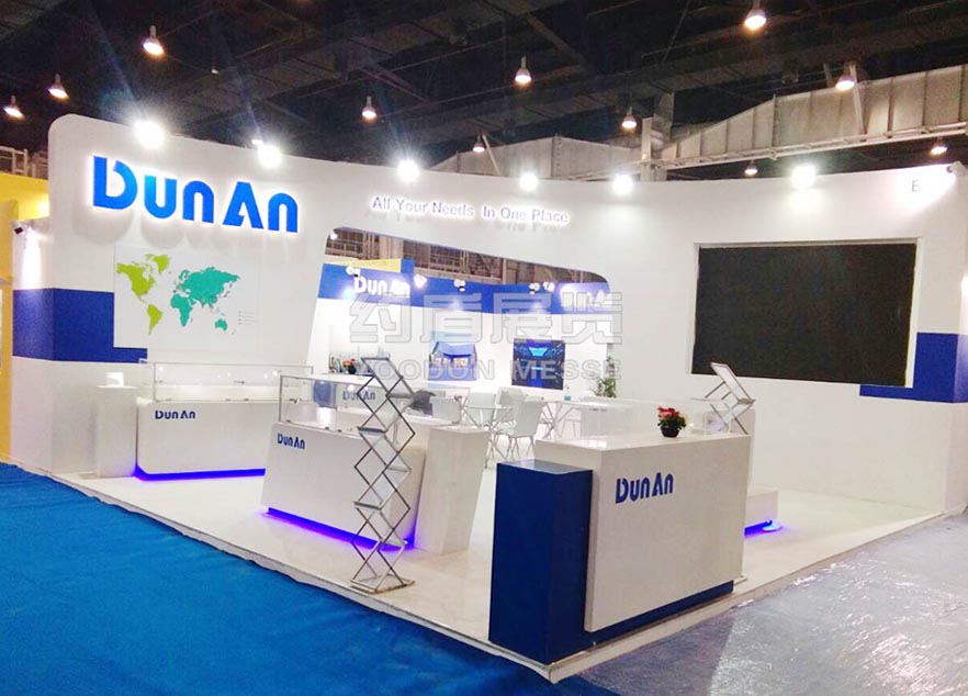 CREXPO booth design and stand builder for Dunan