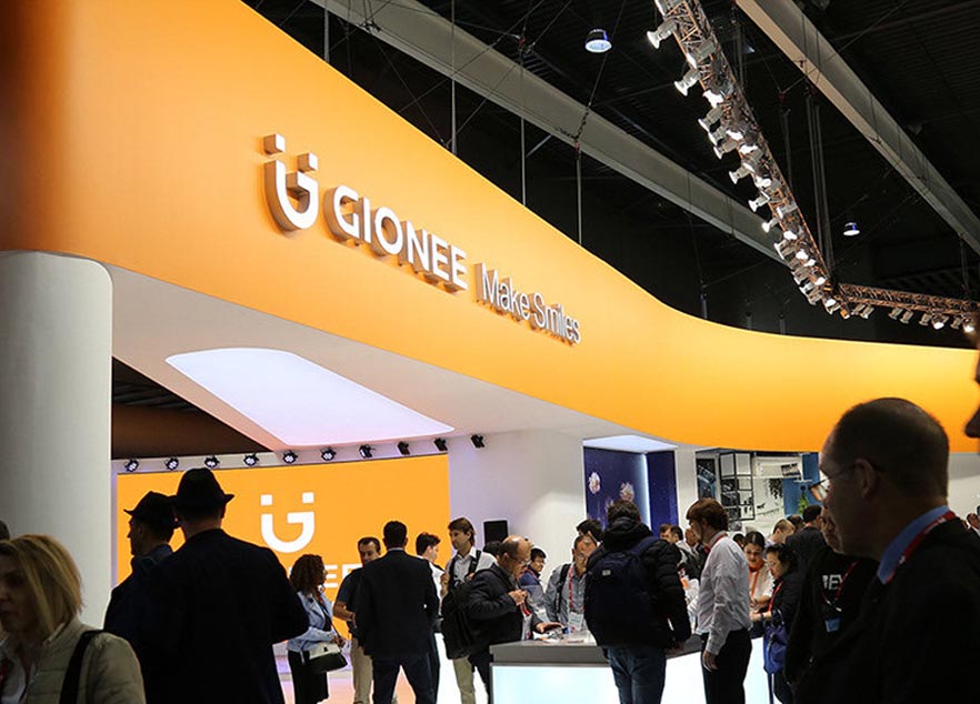 MWC China Booth Design And Construction For GIONEE
