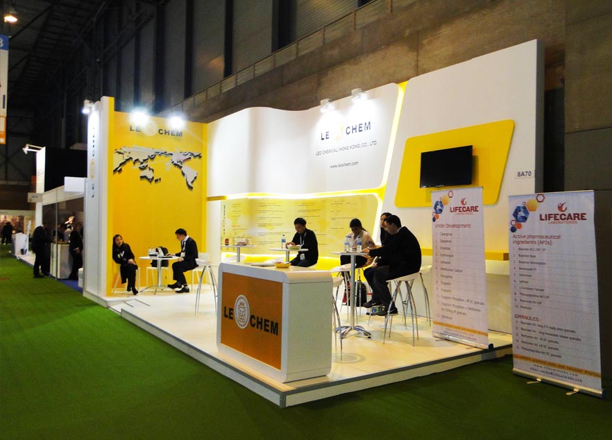 China exhibition stand design for CPHI China